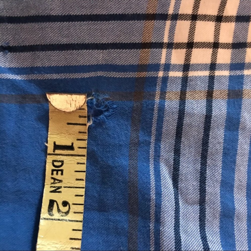 Forever 21 Blue Plaid Flannel! - Picture 5 of 5